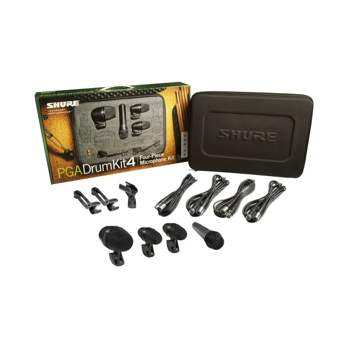 Shure PGADRUMKIT4 Davul Mikrofon Seti