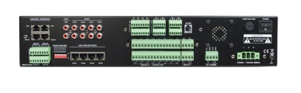 ZS-2000M EN54 Genel Anons ve Sesli Alarm Kontrol Ünitesi