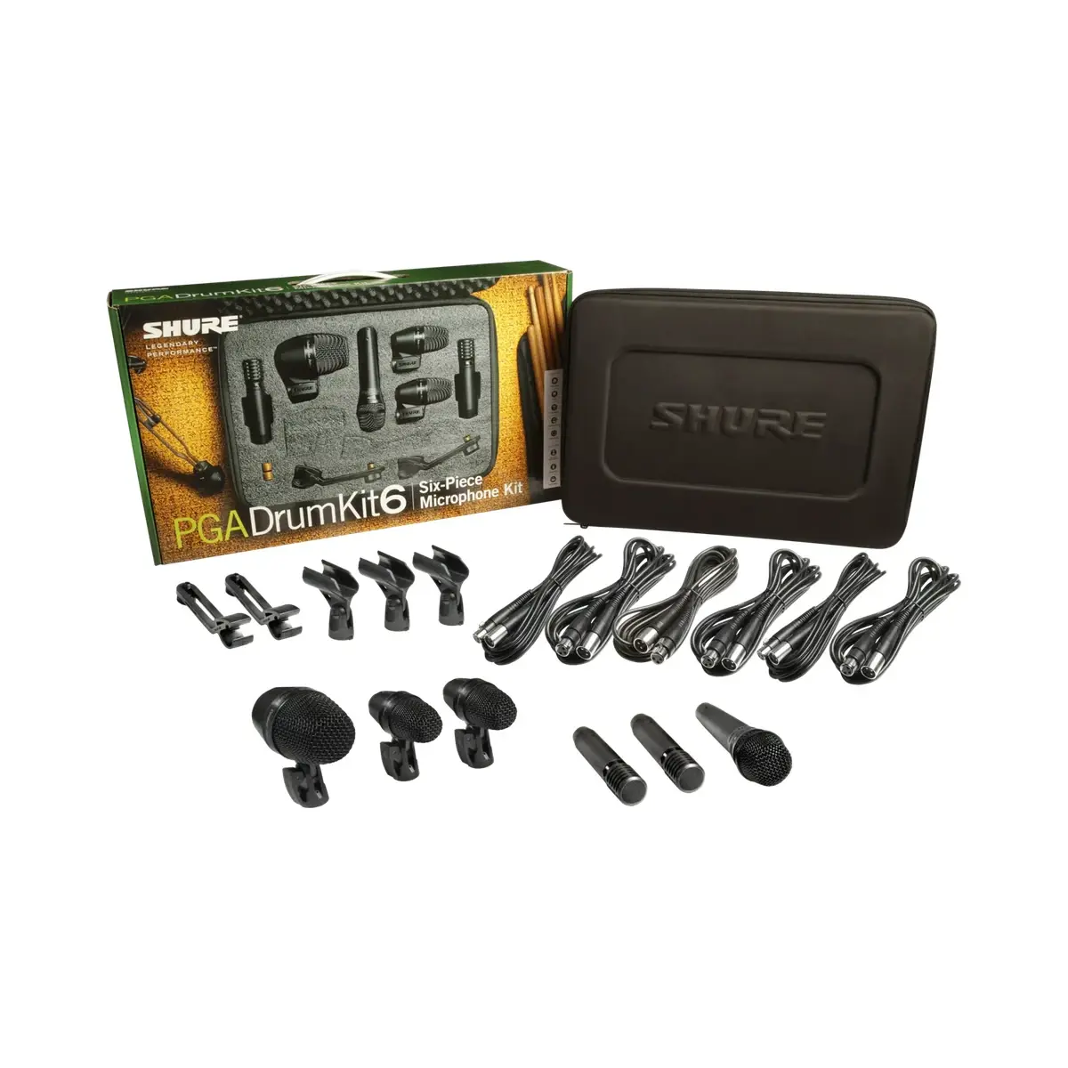 Shure PGADRUMKIT6 Davul Mikrofon Seti