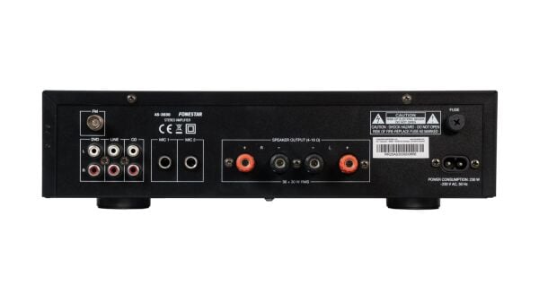 AS-3030 Hi-Fi Stereo Amfi 2x30 Watt 4 Ohm USB/FM/Bluetooth