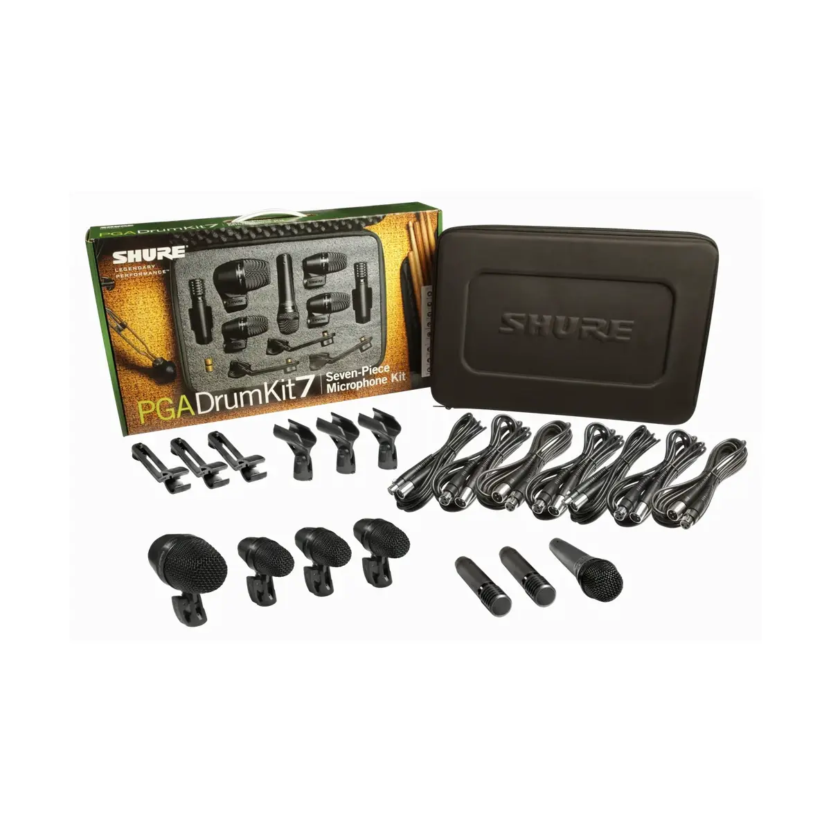 Shure PGADRUMKIT7 Davul Mikrofon Seti
