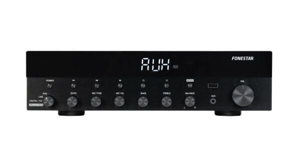 AS-6060 Hi-Fi Stereo Amfi 2x60 Watt 4 Ohm USB/FM/Bluetooth