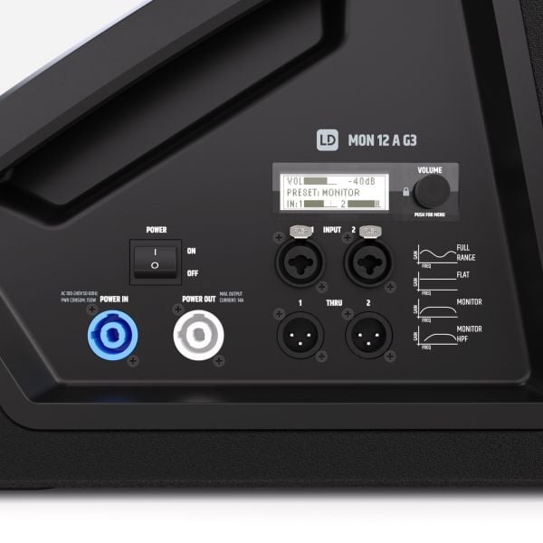 MON 12 A G3 1x12'' 1200 Watt Aktif Monitör Hoparlör