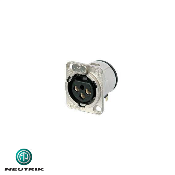 NC3FD H Şase Tipi 3Pin XLR Dişi Konnektör