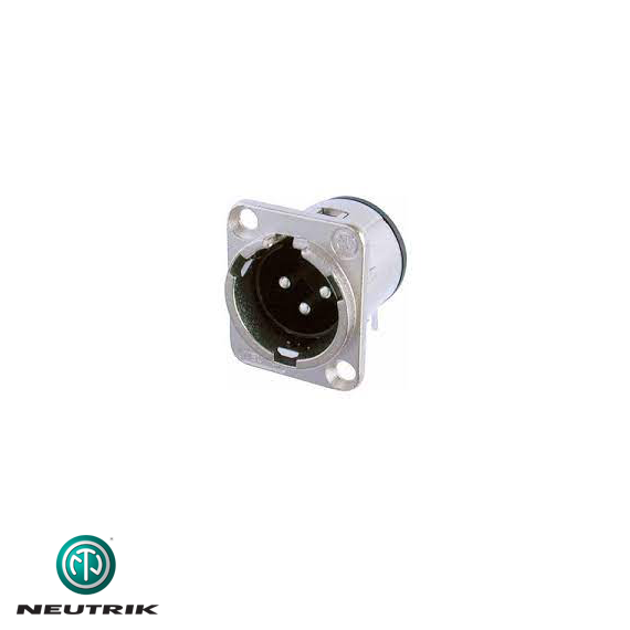 NC3MD H Şase Tipi 3 Pin XLR Erkek Konnektör