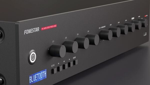PROX-240Z 240 Watt Çok Bölgeli Amfi (4 Bölge) USB/FM/Bluetooth