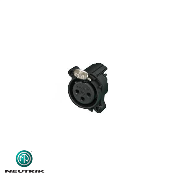 NC3FAV2 Şase Tipi 3 Pin XLR Dişi Konnektör