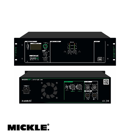 MA2000DSP 2x1000 Watt Power Amfi