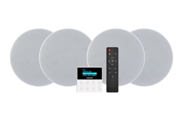 KS-WALL-4 Ses Kiti: 2x15 Watt Amfi + 4x 6 inç Hoparlör
