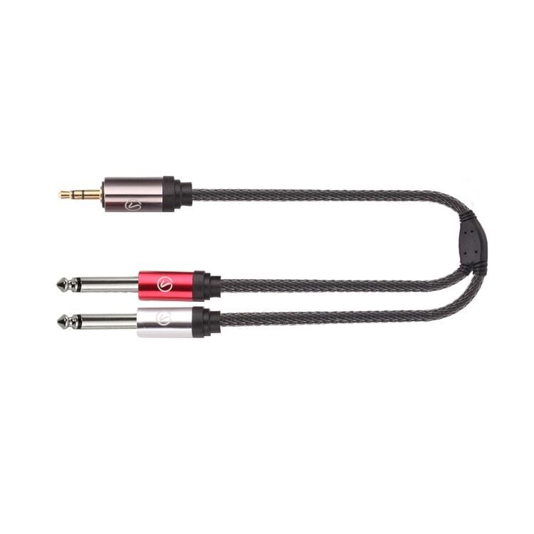 SJ2J-3M 3.5mm St Erkek - 2x6.35mm Mono Erkek-3m