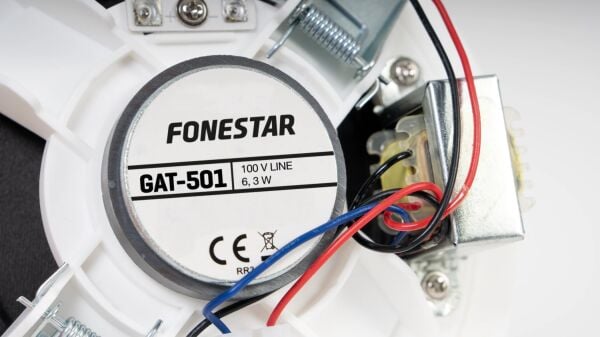 GAT-501 5 inç Çift Konili Tavan Hoparlörü 6/3 Watt 100V