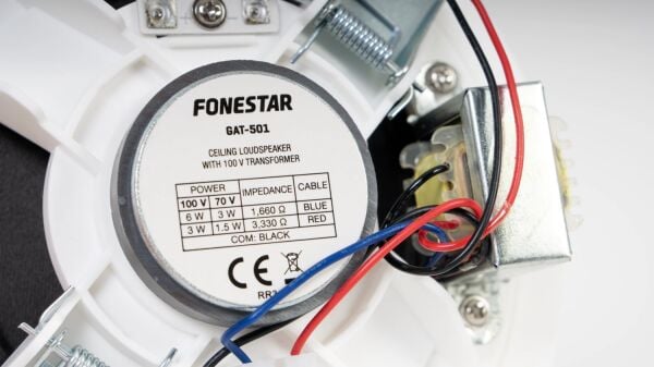 GAT-501 5 inç Çift Konili Tavan Hoparlörü 6/3 Watt 100V