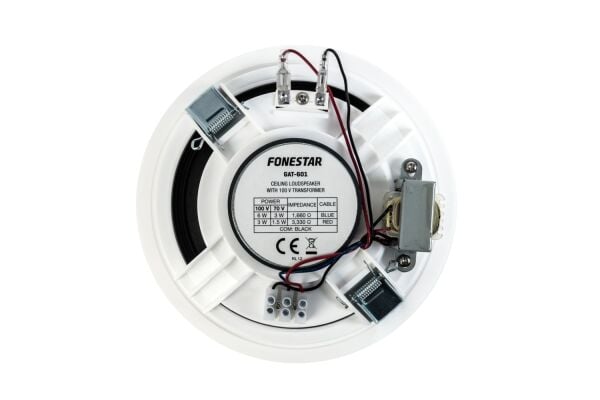 GAT-601 6.5 inç Çift Konili Tavan Hoparlörü 6/3 Watt 100V (Çift)