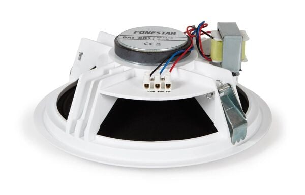 GAT-801 8 inç Çift Konili Tavan Hoparlörü 10/5 Watt 100V