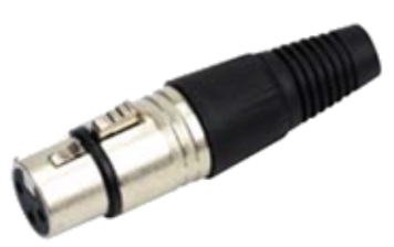 C217F 3 Pin XLR Dişi Konnektör