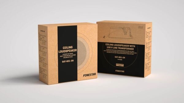 GAT-601-EN 6 inç EN54 Uyumlu Tavan Hoparlörü 6/3 Watt 100V