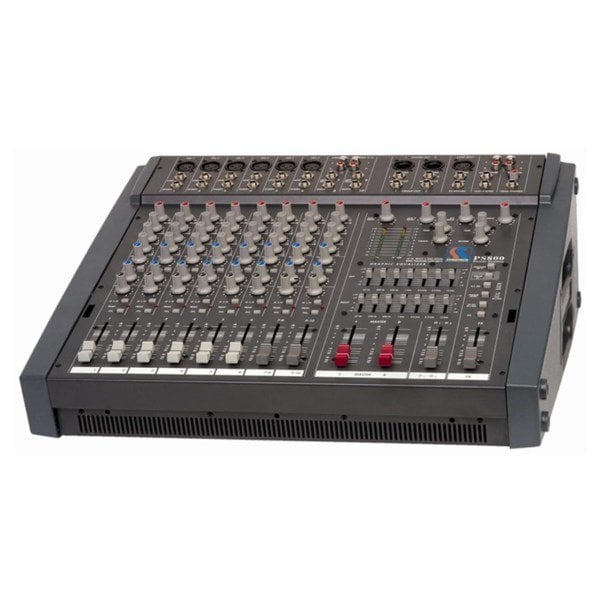 PS800 2x600 Watt Power Mixer