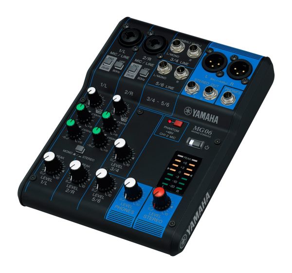 MG06 6 Kanal Analog Mixer