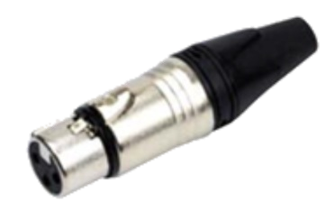 C221F 3 Pin XLR Dişi Konnektör