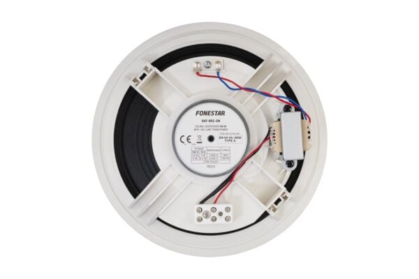GAT-801-EN 8 inç EN54 Uyumlu Tavan Hoparlörü 10/5 Watt 100V