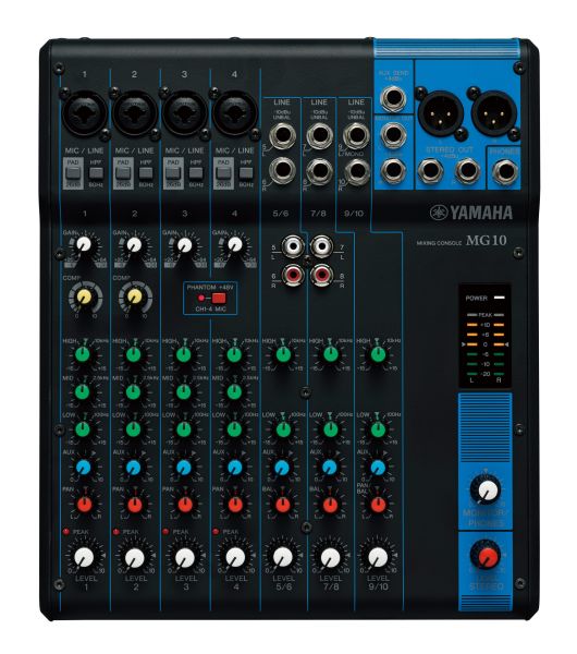 MG10 10 Kanal Anolog Mixer