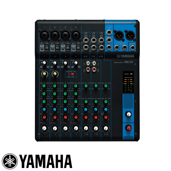 MG10 10 Kanal Anolog Mixer
