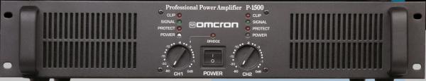 OMCRON P1500 2x750 Watt Power Amfi