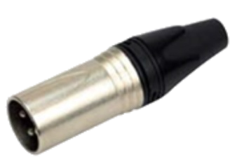 C222M 3 Pin XLR Erkek Konnektör