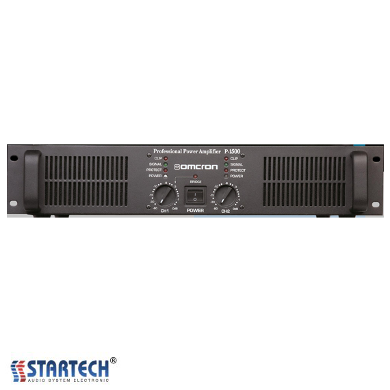 OMCRON P1500 2x750 Watt Power Amfi
