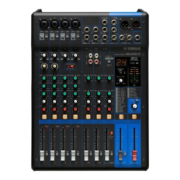 MG10XUF 10 Kanal Anolog Mixer