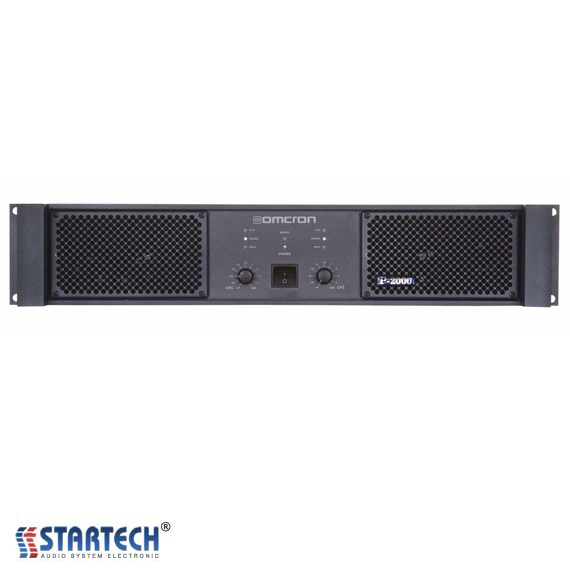 OMCRON P2000 2x1000 Watt Power Amfi