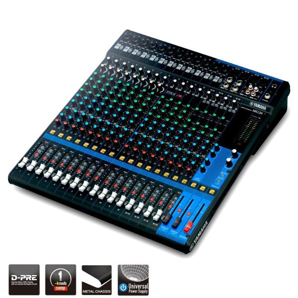 MG20 20 Kanal Anolog Mixer