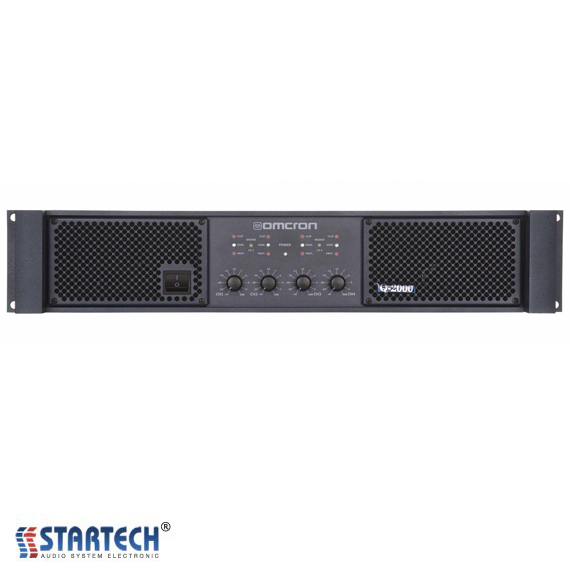 Omcron Q2000 4x500 Watt Power Amfi