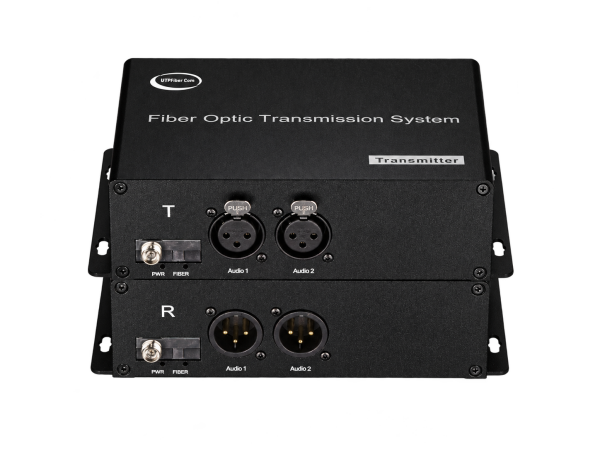 UF-XLR-2A 2 Kanal XLR Fiber Optik Ses Konvertörü Seti