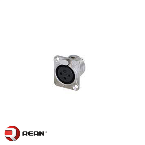 RC3FDL Şase Tipi 3 Pin XLR Konnektör