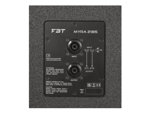 MYRA 218S 2x18 İnç Pasif Subwoofer
