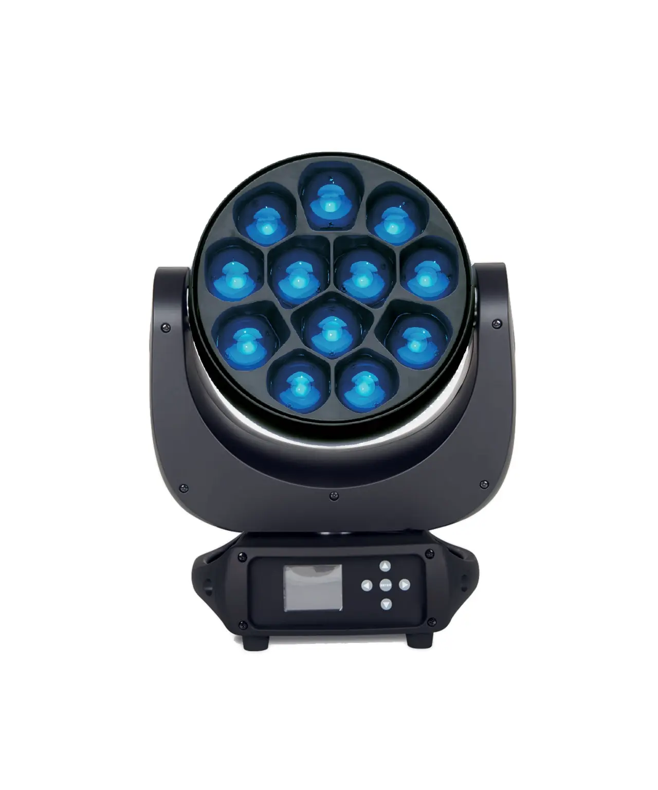 SS9371XHE PLUTO 4000XE HEX 12x60 Watt RGBALC LED Moving Head Zoom Wash