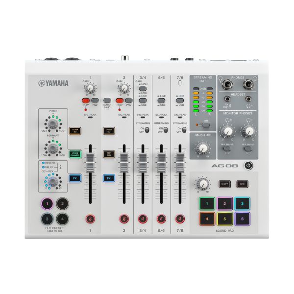 AG08 W 8 Kanal Canlı Yayın Mixeri