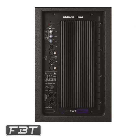 SUBLINE 118SA  1x18'' 1200 Watt Aktif Subbass Hoparlör