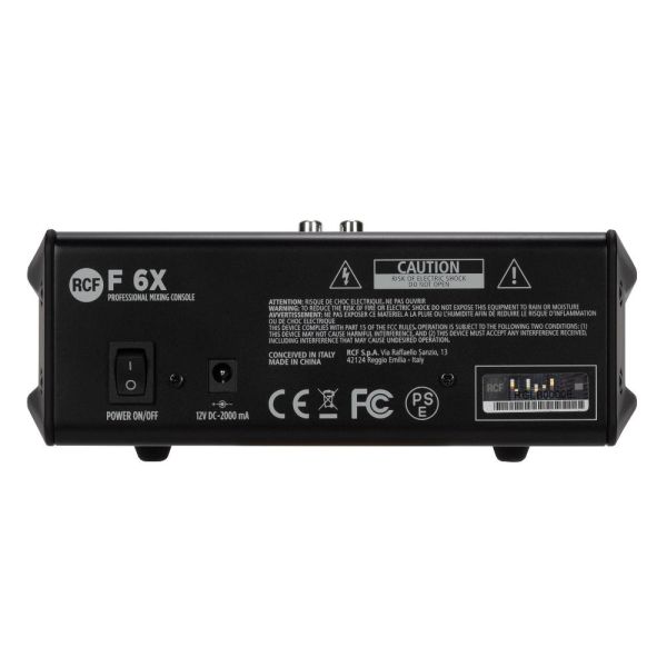 F 6X 6 Kanal Anolog Mixer