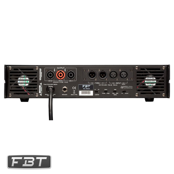 AX 2000 2x1000 Watt Power Amfi