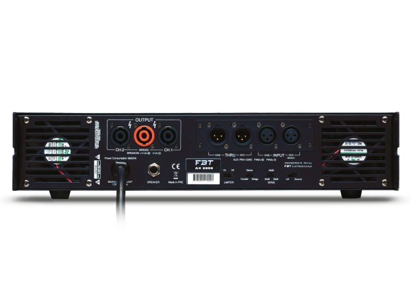 AX 2000 2x1000 Watt Power Amfi