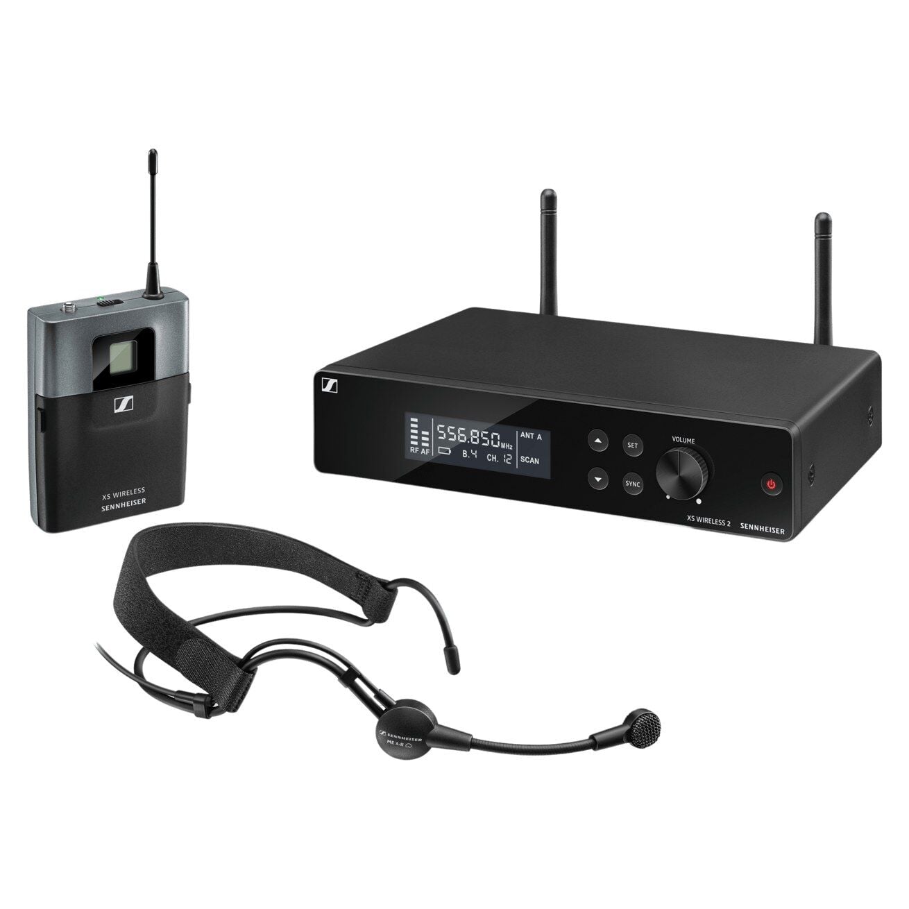 XSW 2-ME3-B Telsiz Headset Mikrofon Seti