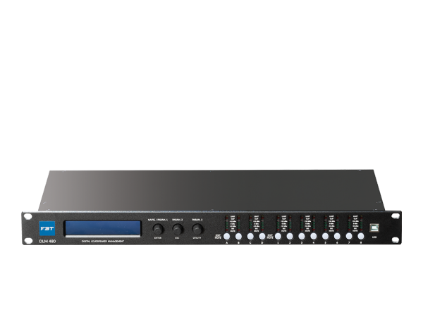 DLM 480 4 Giriş 8 Çıkış Dijital Hoparlör Prosesörü