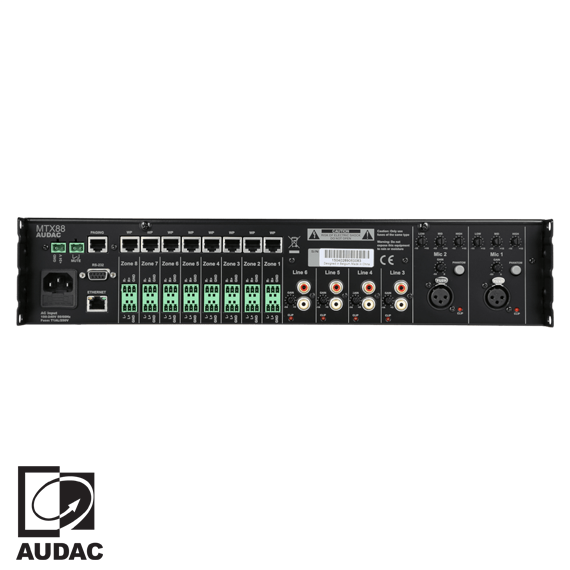 MTX88 Audio Matrix Sistem