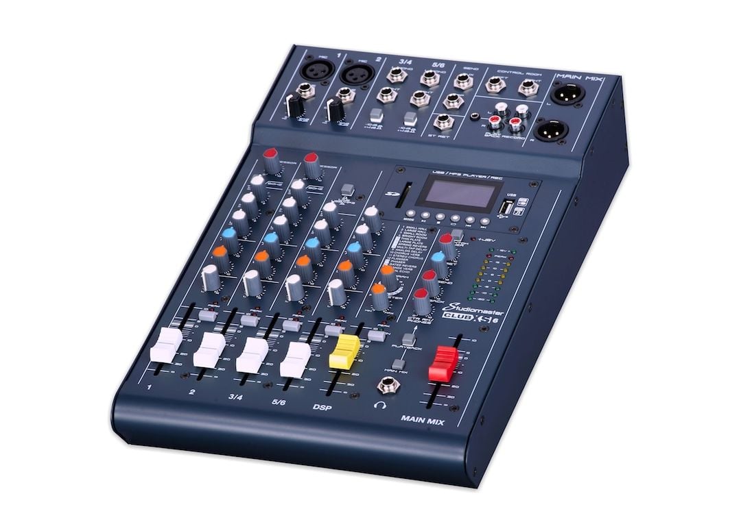 CLUB XS6 6 Kanal Anolog Mixer