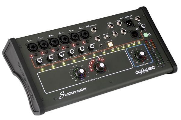 DigiLive 8C 8 Kanal Digital Mixer