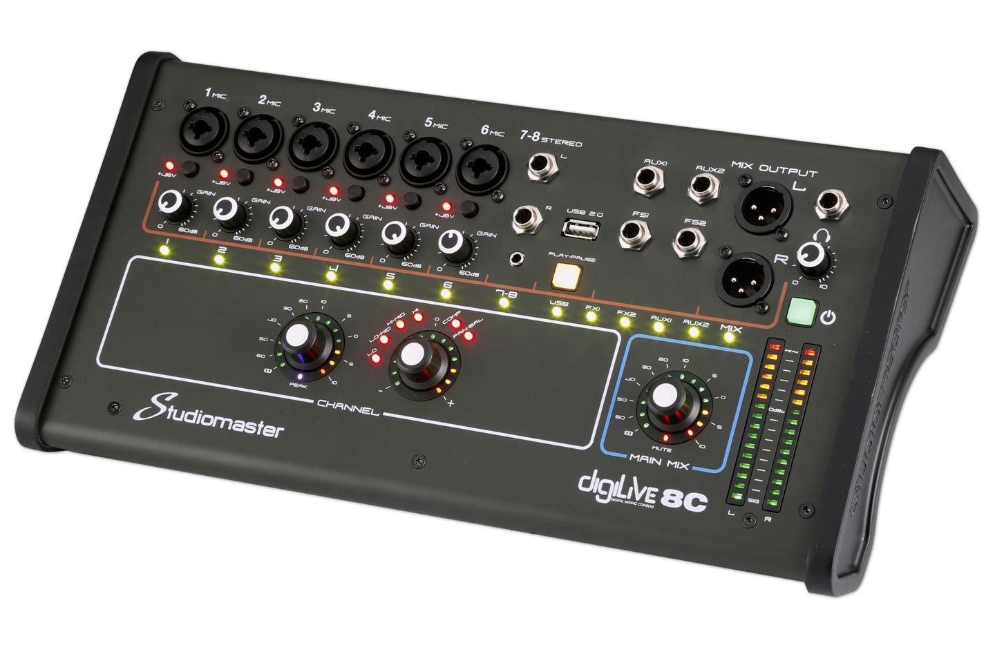 DigiLive 8C 8 Kanal Digital Mixer