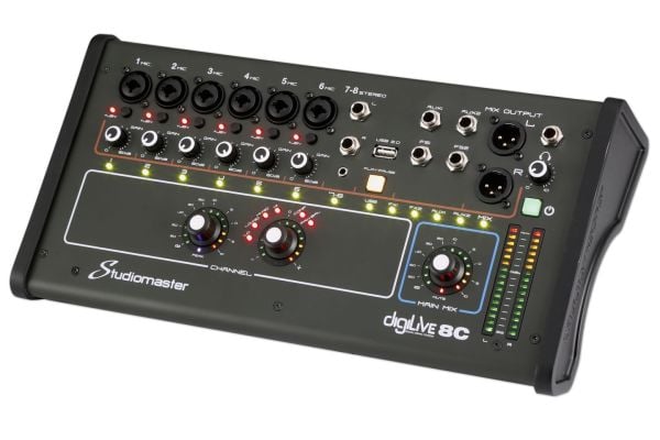 DigiLive 8C 8 Kanal Digital Mixer