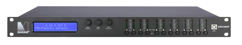 DPA480P 4 in 8 out Speaker Management System
